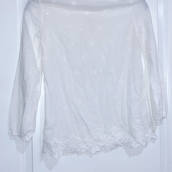 Lilly Pulitzer white eyelet top size small - Picture 5 of 6